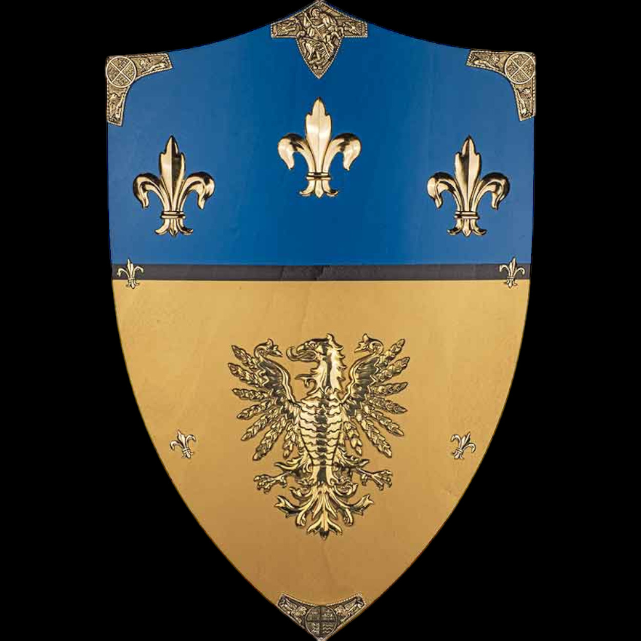 KNIGHT'S SHIELD OF CHARLES THE GREAT (876)