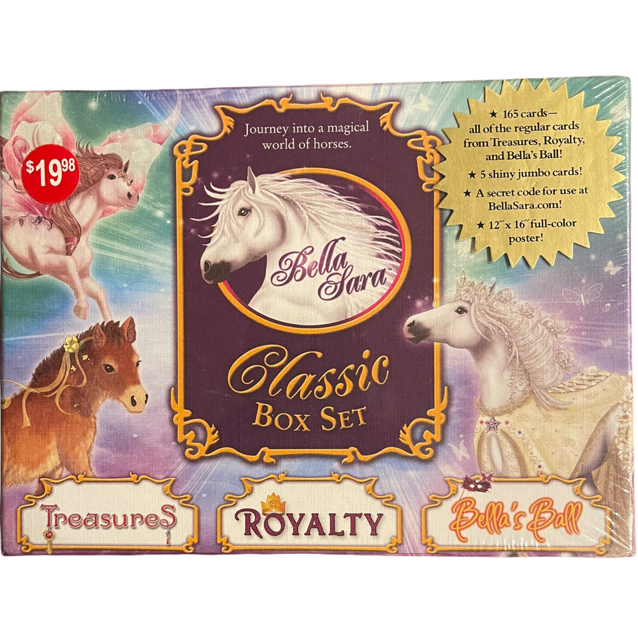Bella Sara Classic Box Set 165 Cards Treasures, Royalty & Bella's Ball + Poster