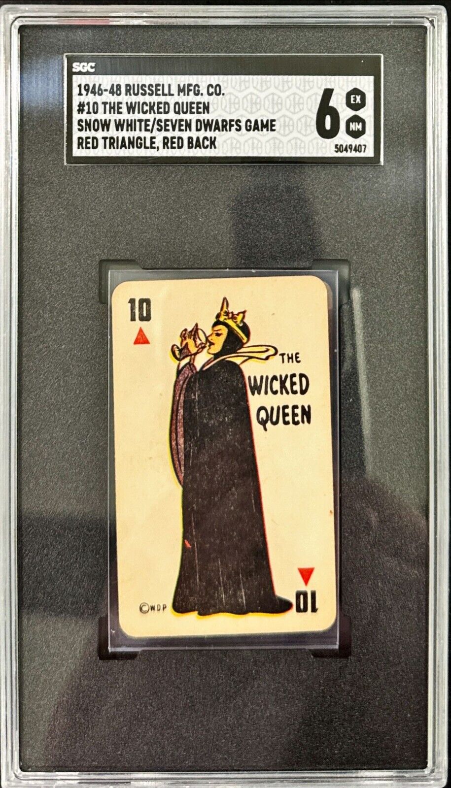 1946-48 RUSSELL MFG CO. #10 THE WICKED QUEEN SGC  6  *851
