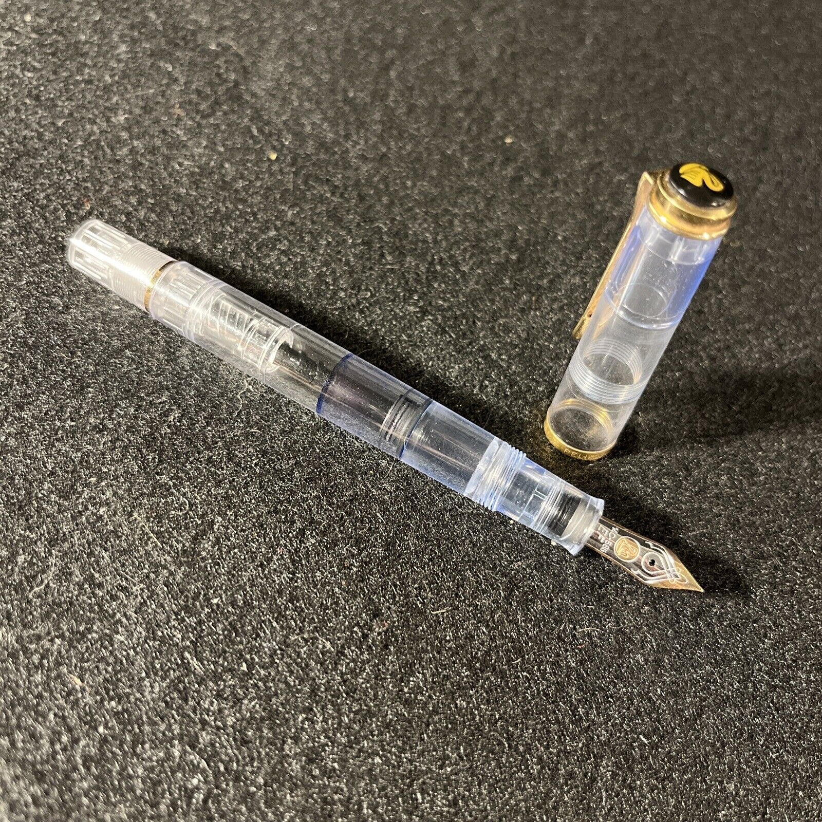 Pelikan M200 Demonstrator Fountain Pen (Extra Fine 18k Gold Nib)