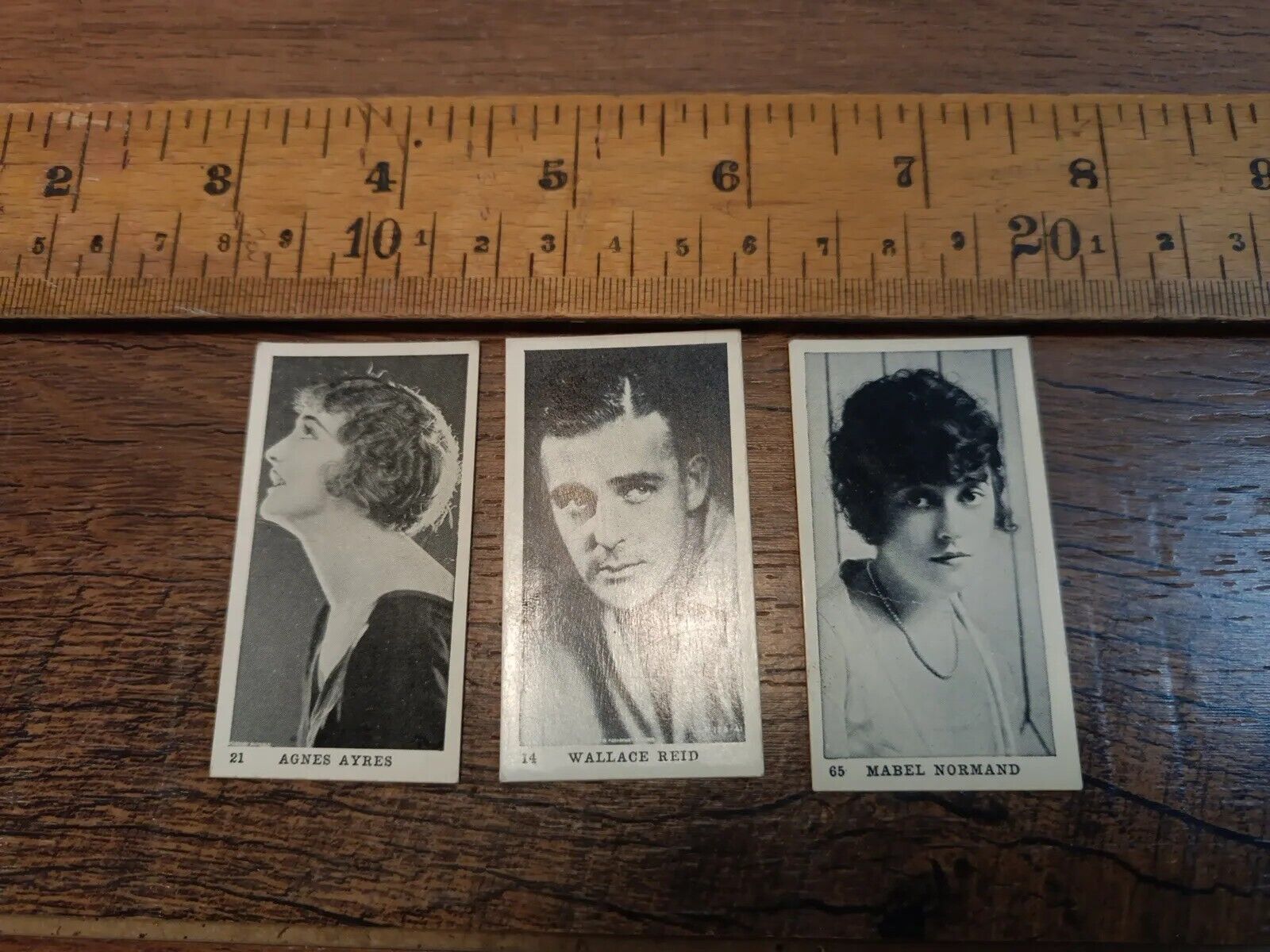 Lot of 3. 1922 Tobacco Products Corp Strollers Cigarettes Movie Stars, (P5)