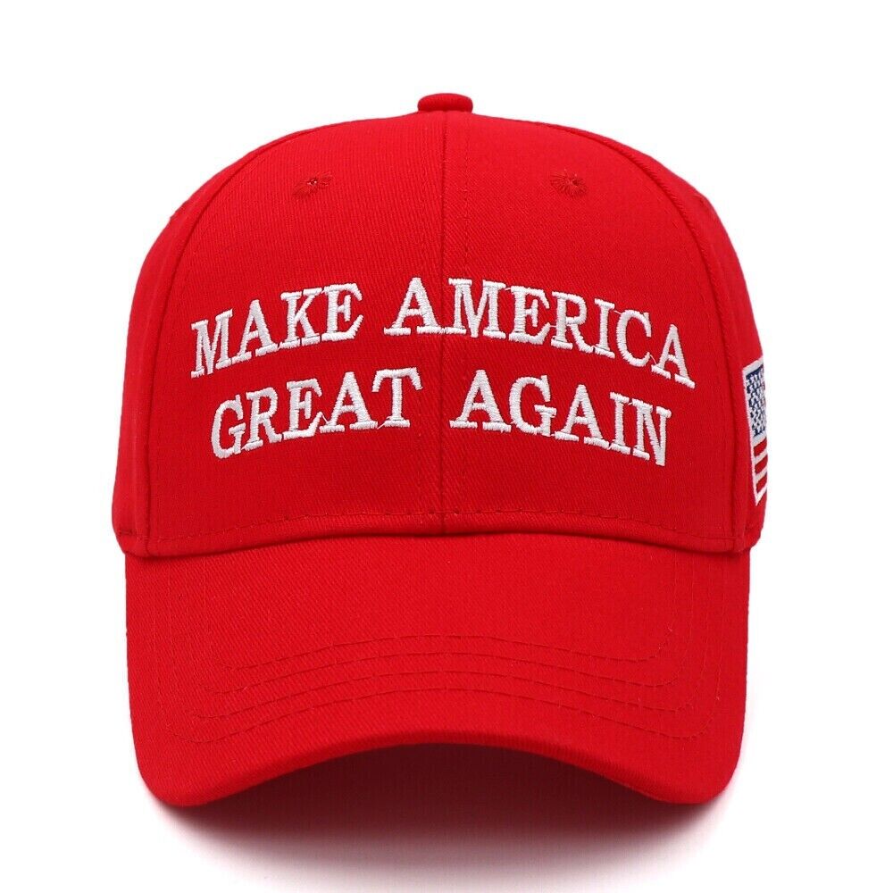 Make America Great Again President Trump Hat Cap MAGA Embroidered Red Hat