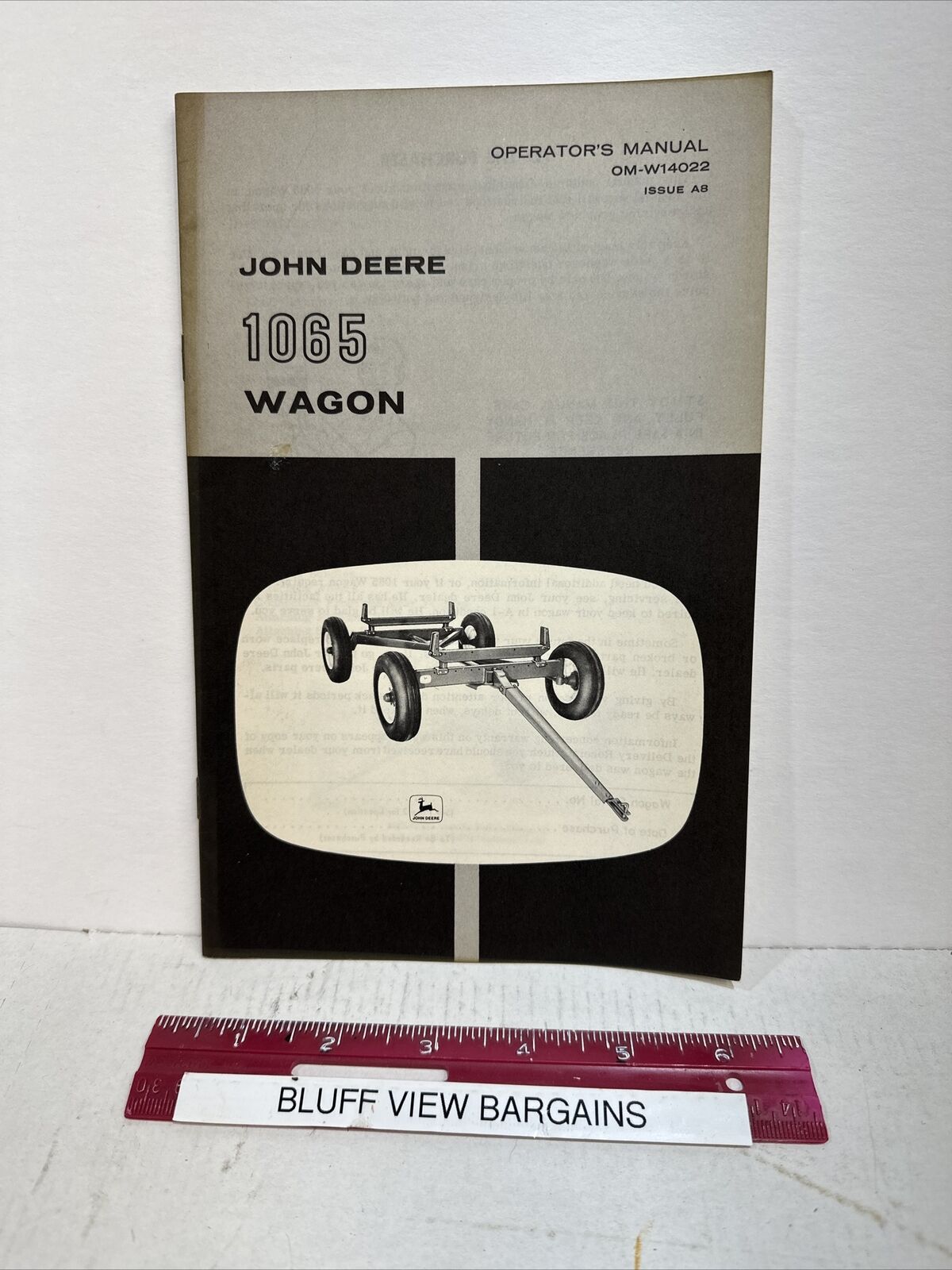 1950\'s John Deere Operator\'s Manual OM-W14022 Issue A8 Wagon 1065