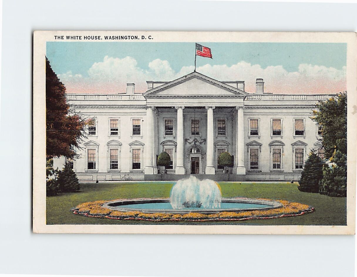Postcard The White House Washington DC