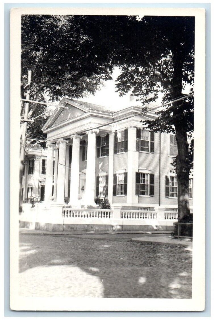c1940\'s Hadwen House View Nantucket Massachusetts MA RPPC Photo Postcard