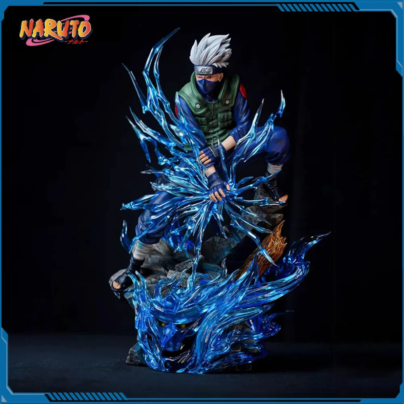 23cm Naruto Anime Action Figure - Standing Kakashi Statue Collection No Box