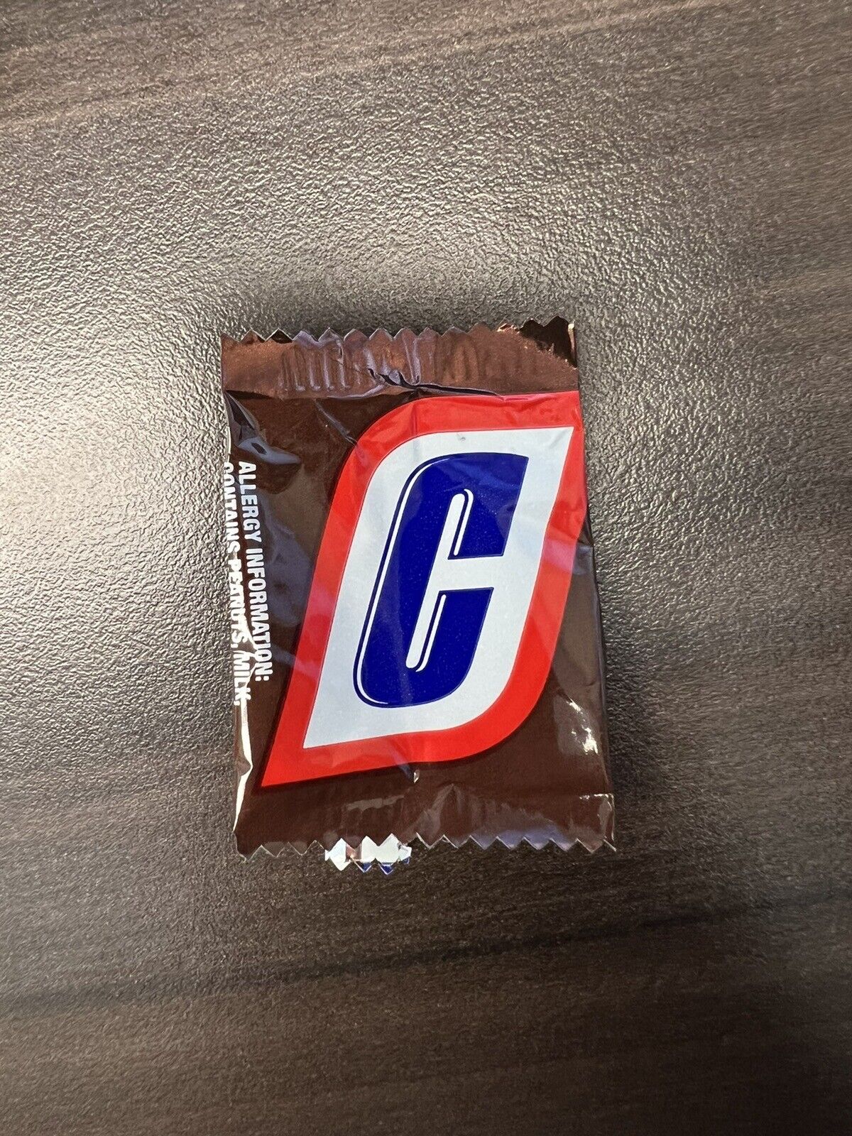 Factory Defect EMPTY Unopened Snickers Mini Candy Wrapper: C on Cover