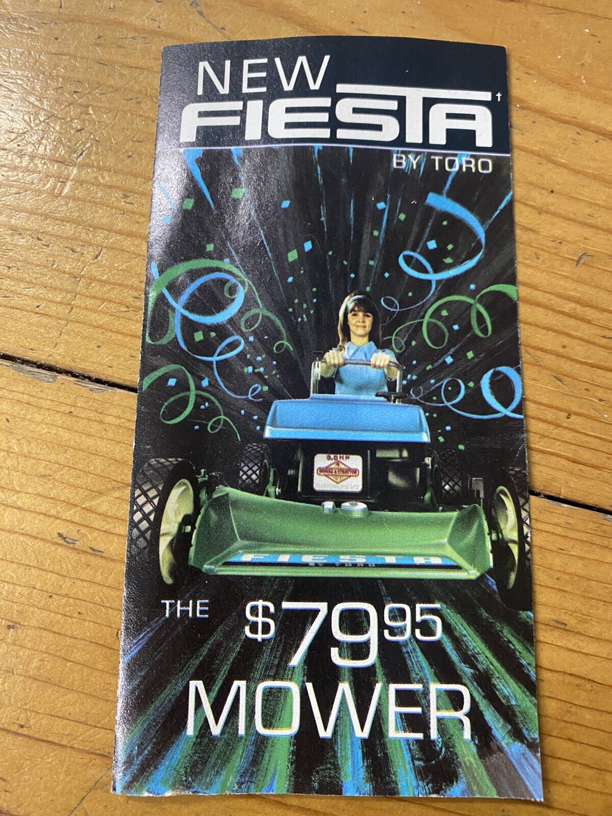 Vintage TORO Fiesta Mower Advertisement Brochure