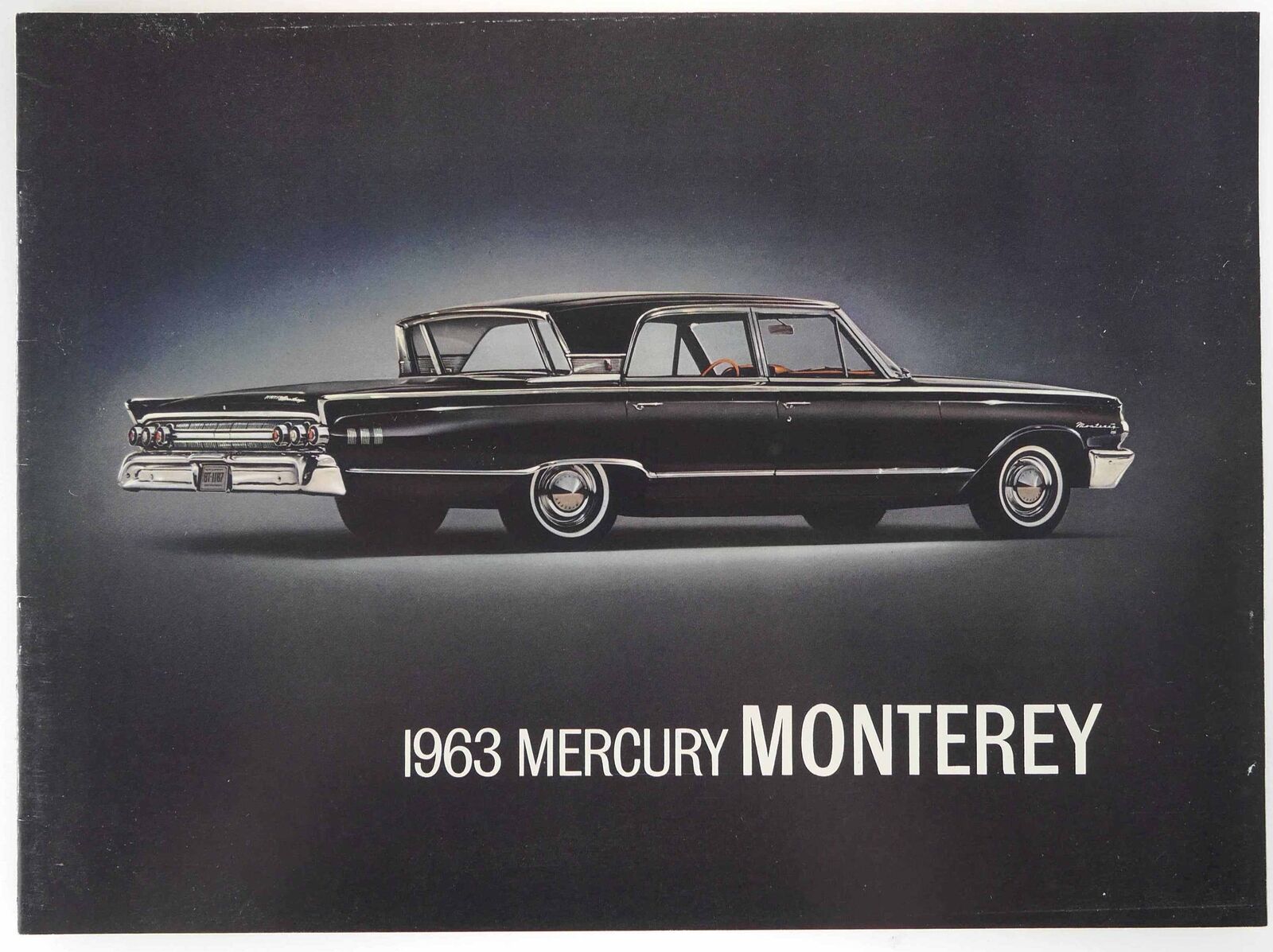 1963 Lincoln Mercury Monterey NOS Dealer Sales Brochure Vintage Catalog Print Ad