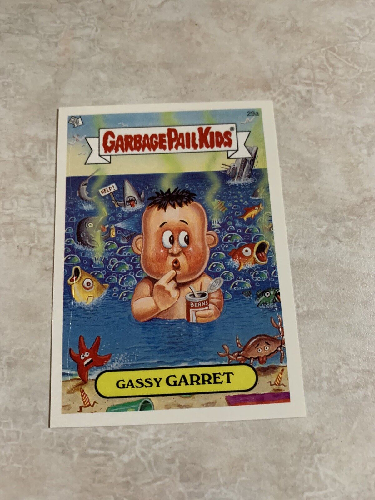 Gassy Garret (29a) Garbage Pail Kids GPK ANS2 2004