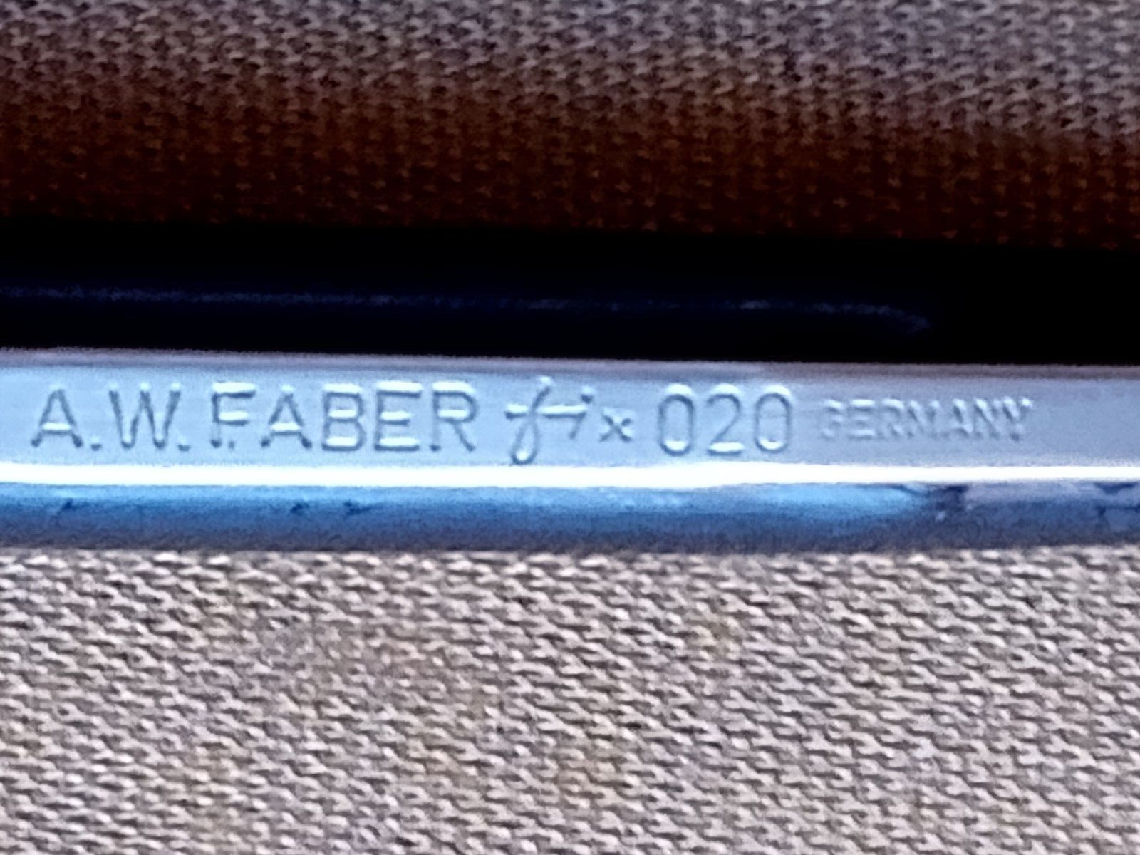 +++ Very Rare A.  W.  Faber Fix 020 Ballpoint pen Black Germany Vtg Scarce old