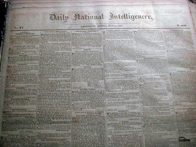 Pre Civil War / Early 19th Century Lot of 30 original US newspapers 1800-1861