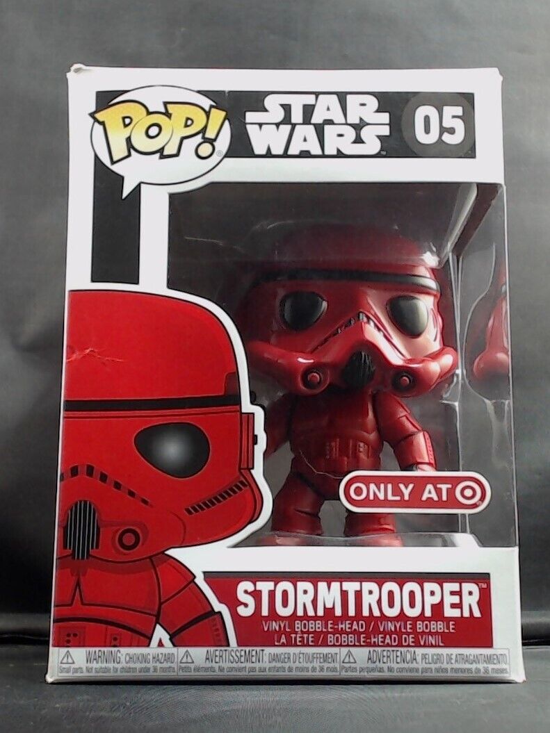 Red Stormtrooper Funko Pop Disney Star Wars Target Exclusive 05 Vaulted