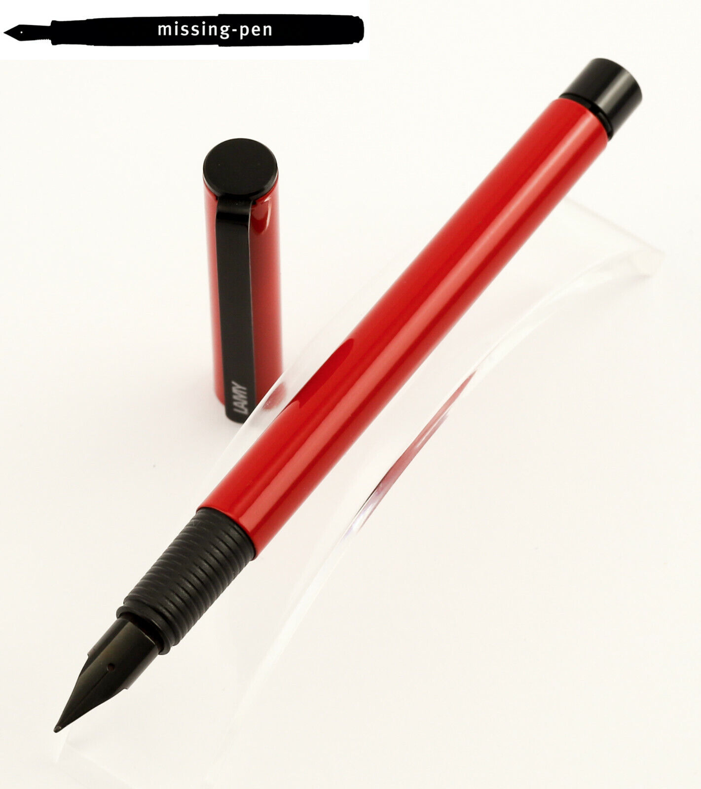 Slim Lamy st color Cartridges Fountain Pen Nr. 48 in Red / Rot from around 1995