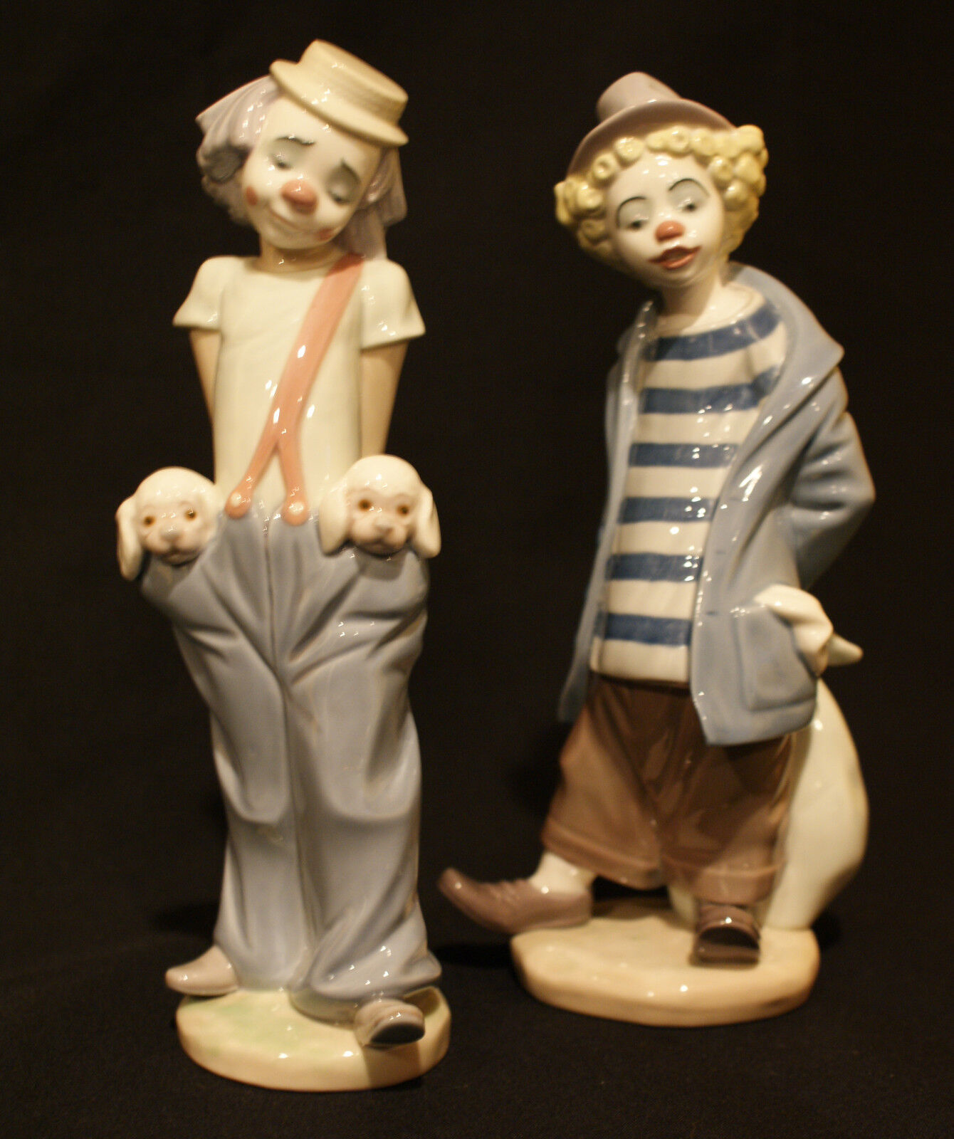 LLADRO 1st & 2nd  SOCIETY FIGURINES 1985 AND 1986 **Rare****
