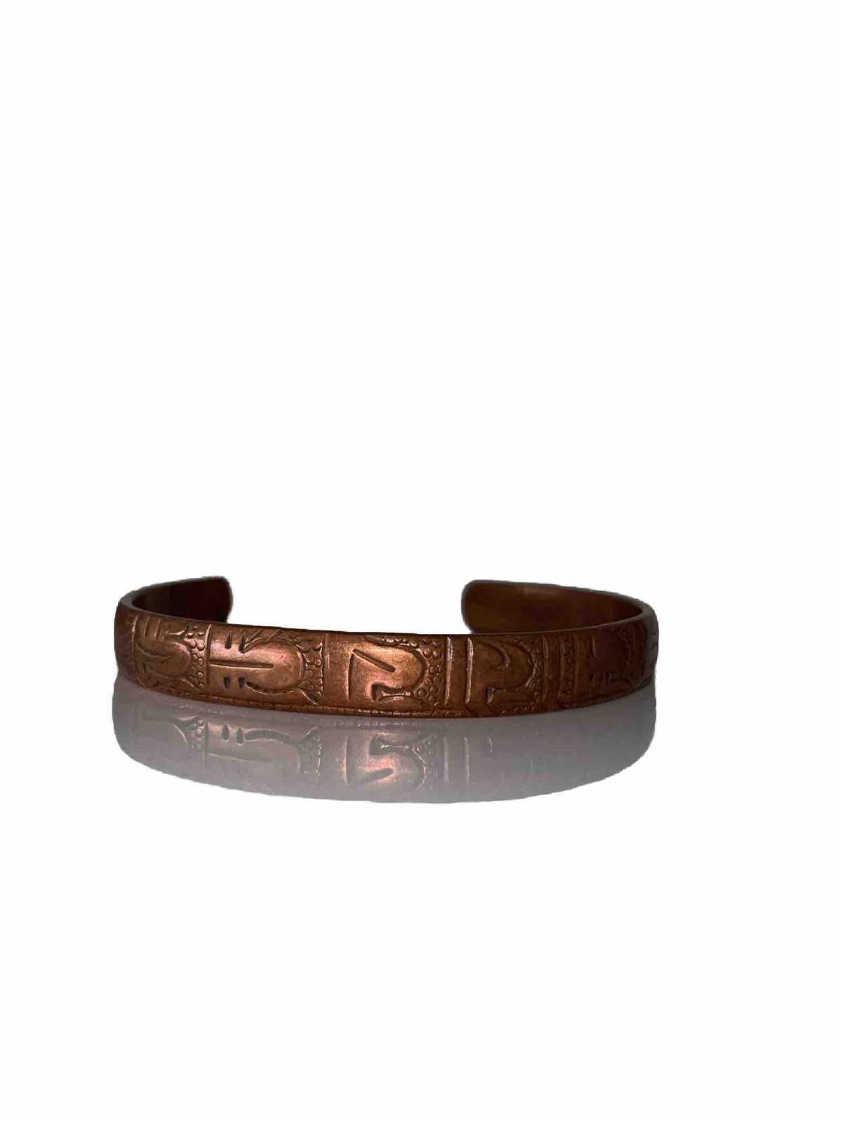 Solid Copper Native Designs Cuff Bracelet Healing Pain