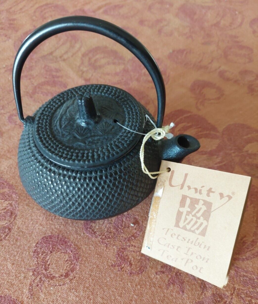 New Unity Japanese Tetsubin 10 Oz Simplicity Cast Iron Mini Tea Pot Black 25412 