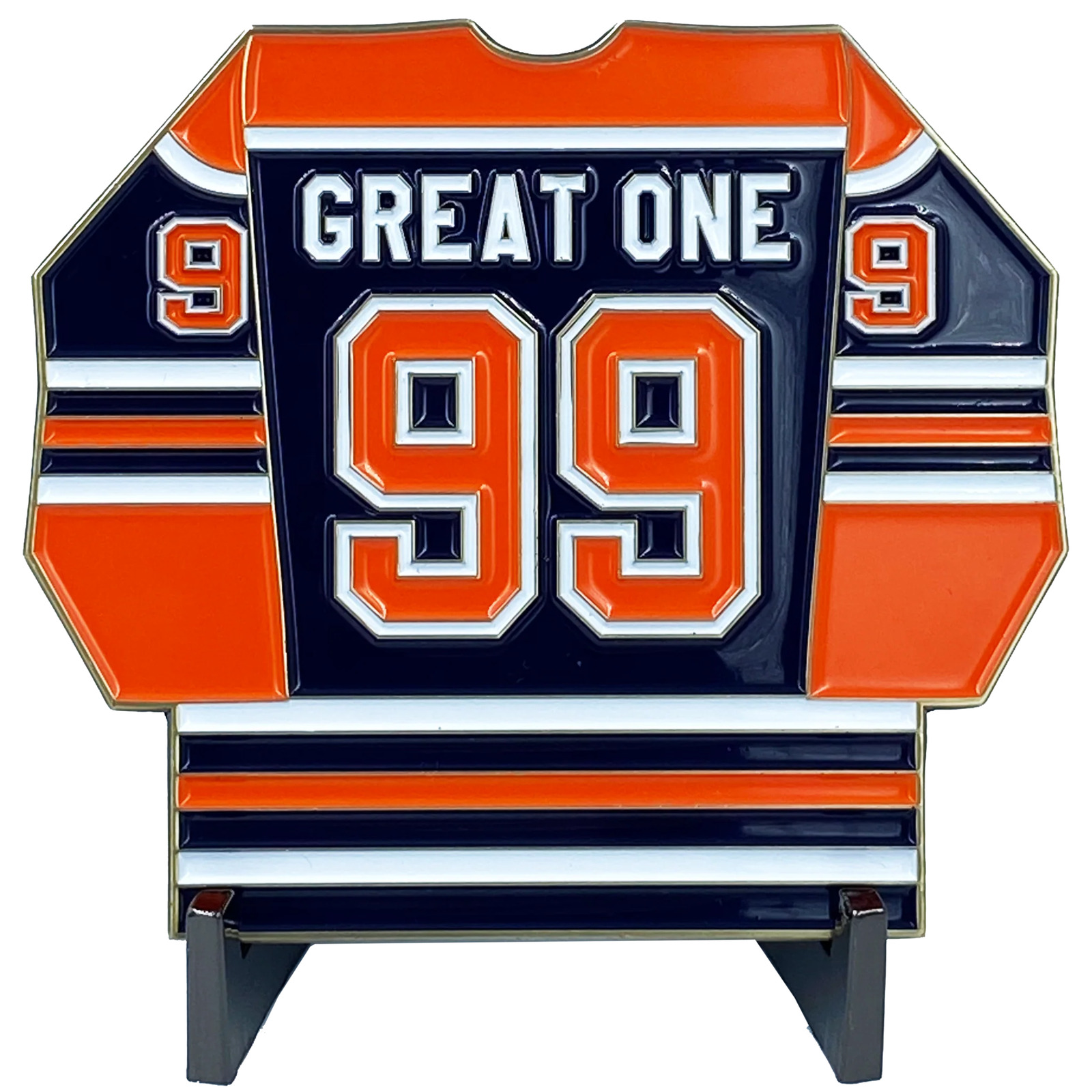 The Great One Challenge Coin Inspired by Wayne Gretzky 99 Edmonton Jersey USA Ca