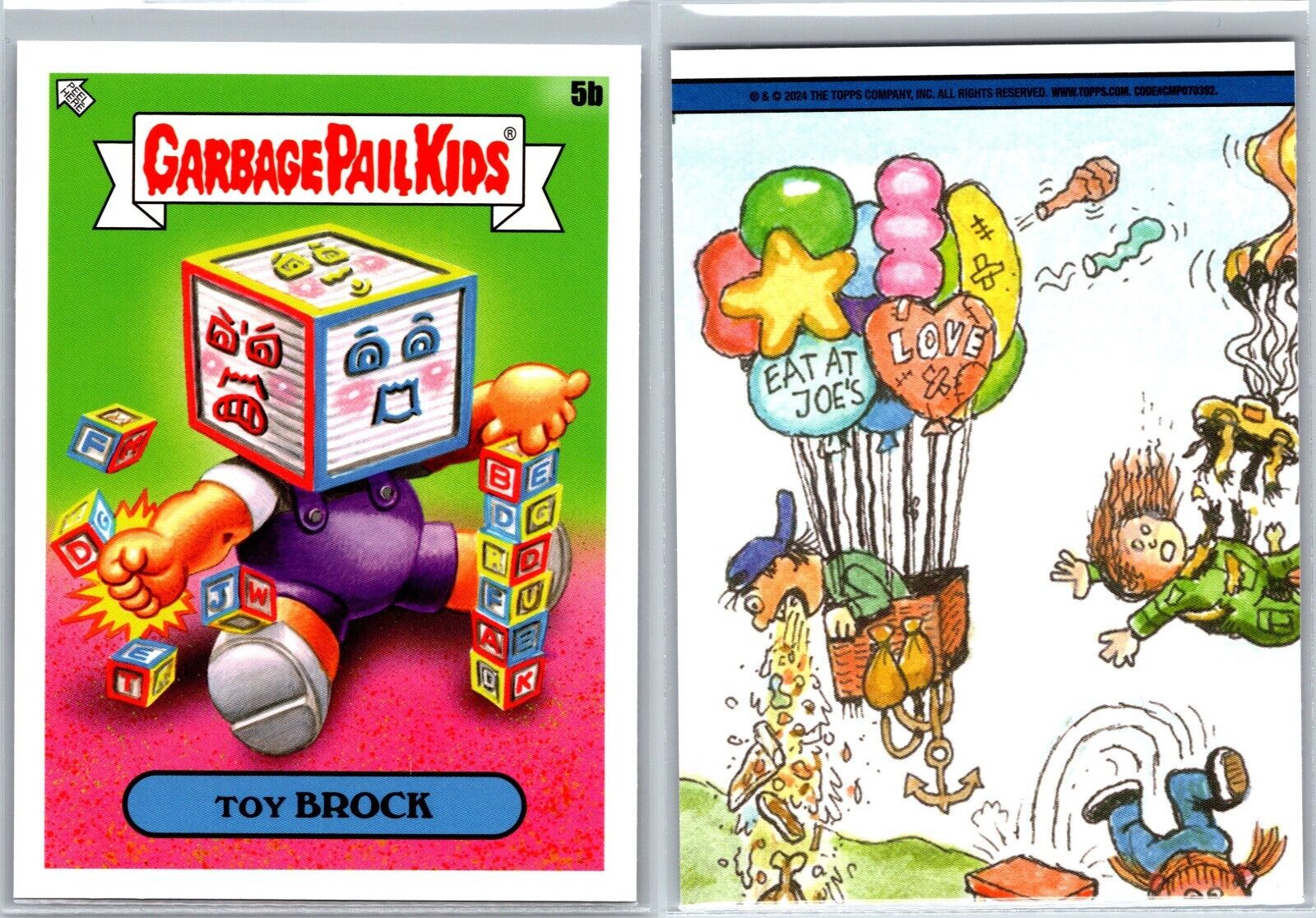 2024 Topps Garbage Pail Kids GPK Series 1 KIDS AT PLAY Toy BROCK 5b *MINT*