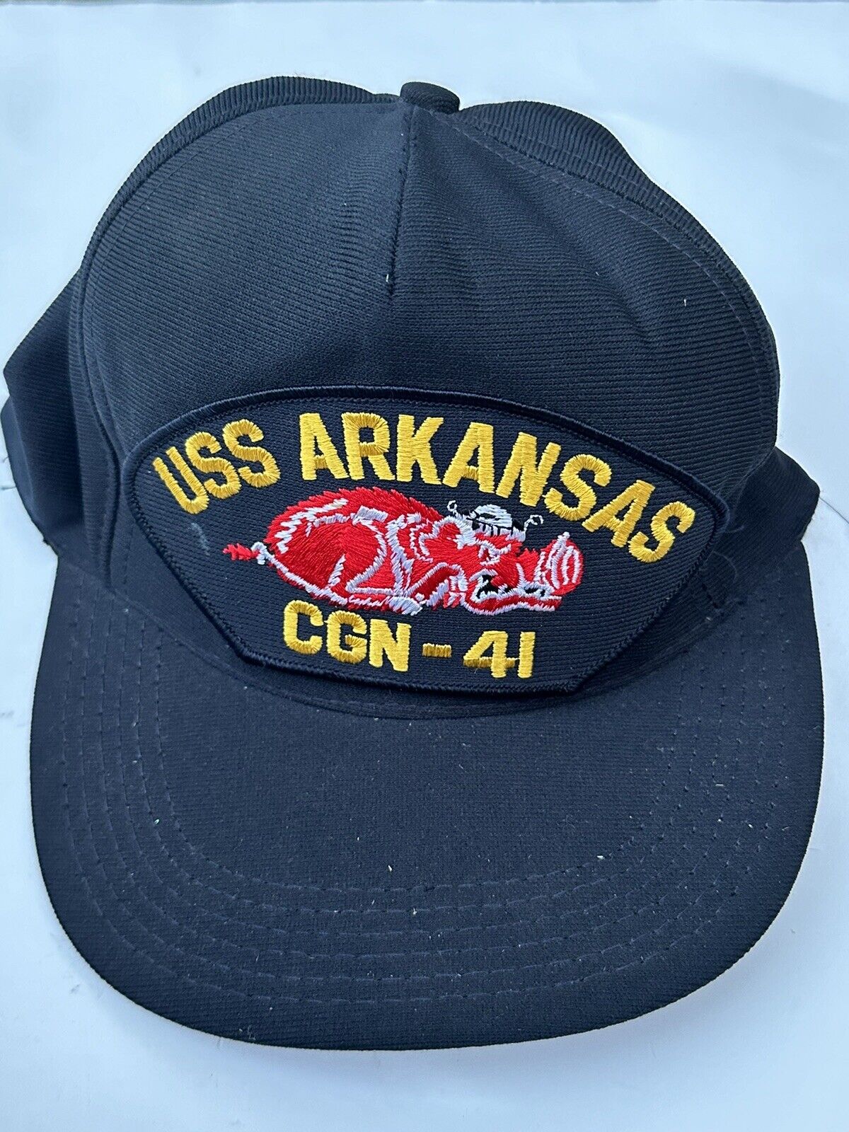 USS Arkansas CGN-41 Vintage Veteran Hat