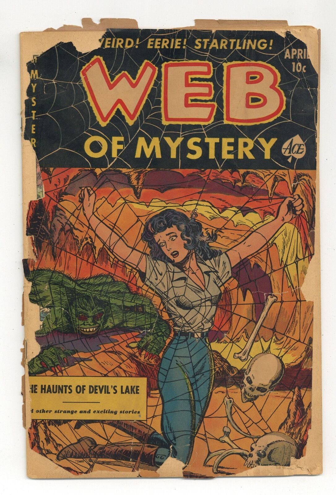Web of Mystery #8 PR 0.5 1952