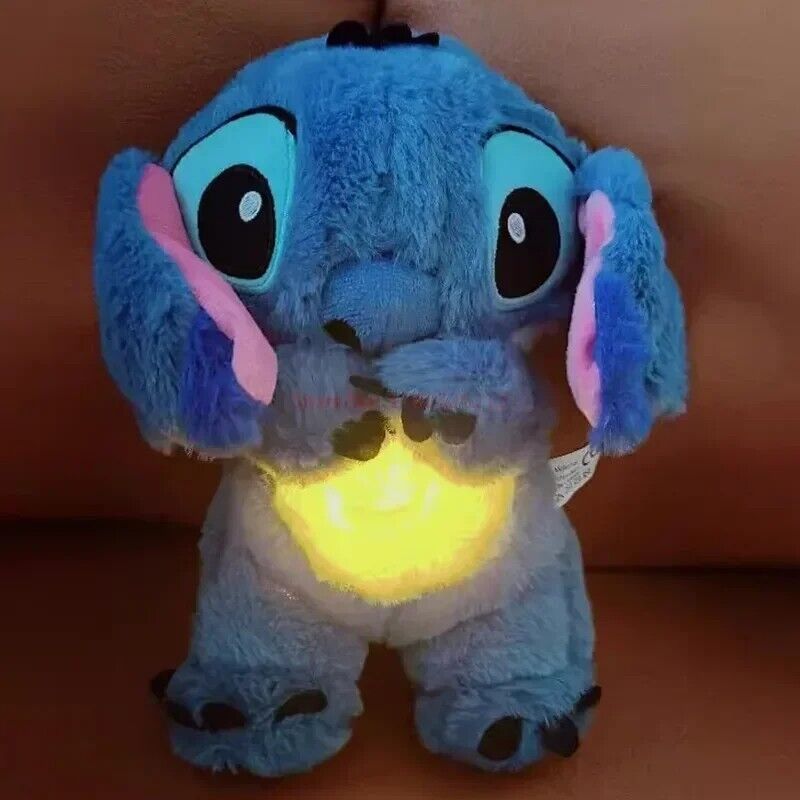 Lilo Stitch Plush With Soothing Breathing And Music For Better Sleeping 12in