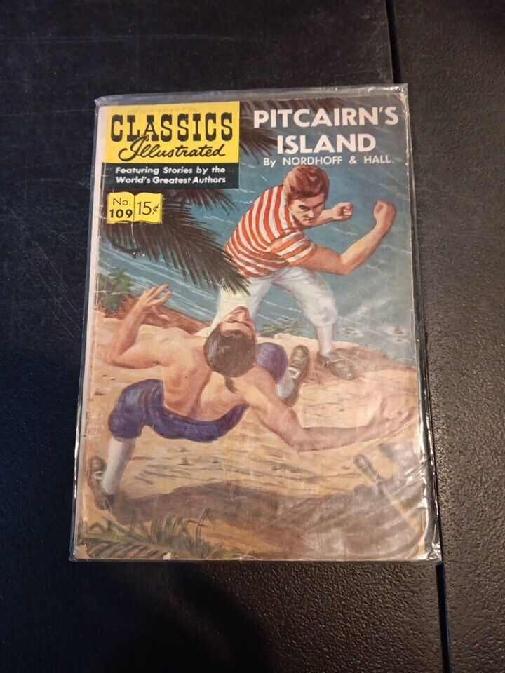 Classic Illustrated Pitcairn\'s Island HRN 109 #1 1953 