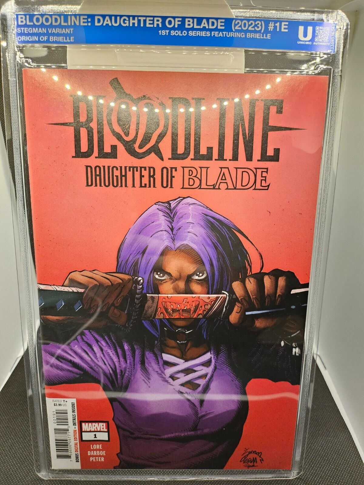 BLOODLINE: DAUGHTER OF BLADE STEGMAN VARIANT UNCIRCULATED RARE #1E