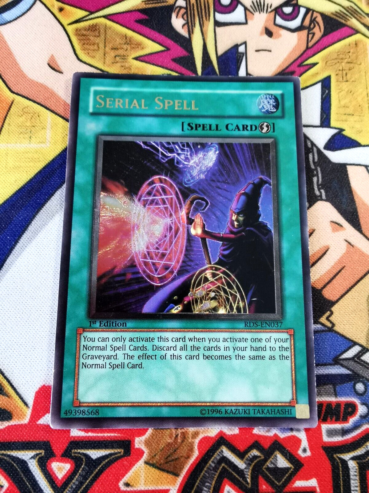 Serial Spell rds-en037 1st Edition (LP) Ultimate Rare Yu-Gi-Oh