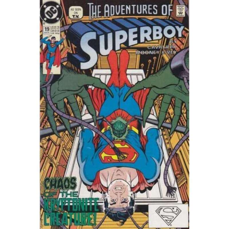Superboy #19  - 1990 series DC comics NM minus Full description below [y`
