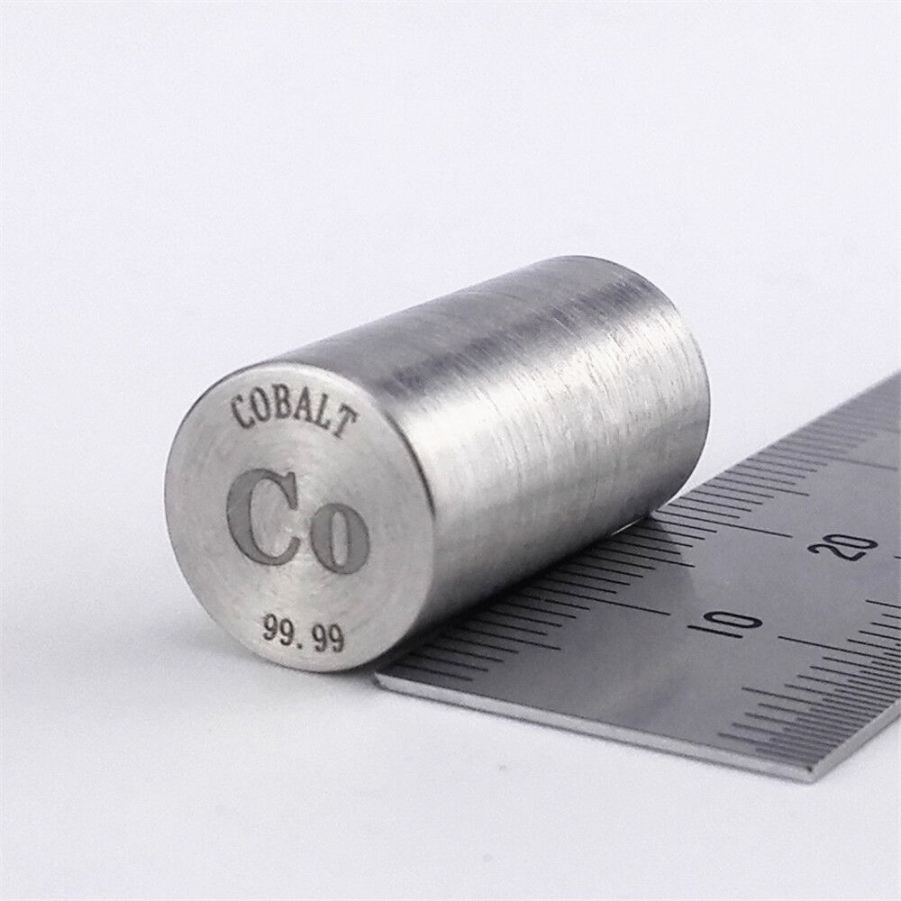 Pure Cobalt Metal Rod 99.99% 14grams 10diameterx20mm length Element Co specimen