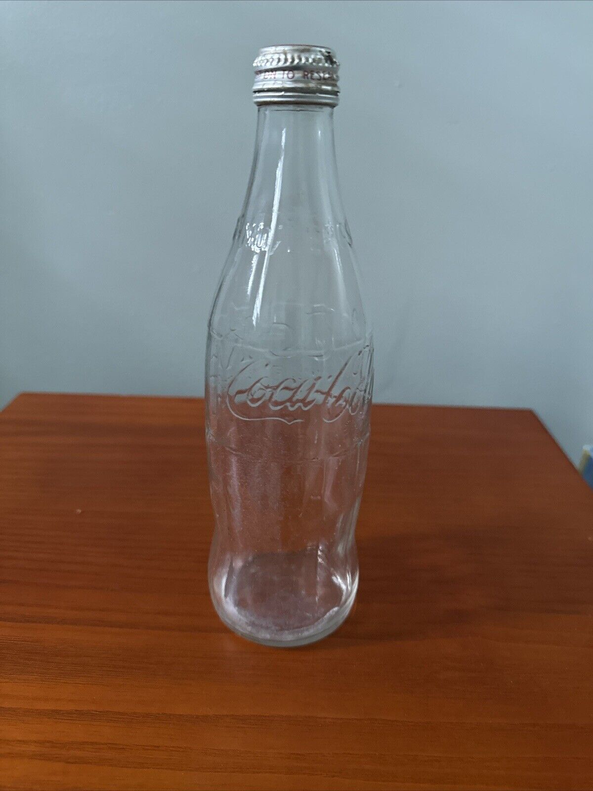 1978 Coca Cola Bottle 16 Oz Clear Glass Coke Pop Top Vintage