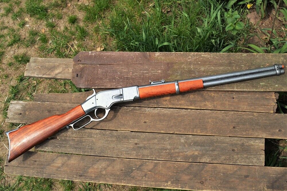 Winchester M1866 Lever-Action Carbine Rifle - 1866 - Old West - Denix Replica