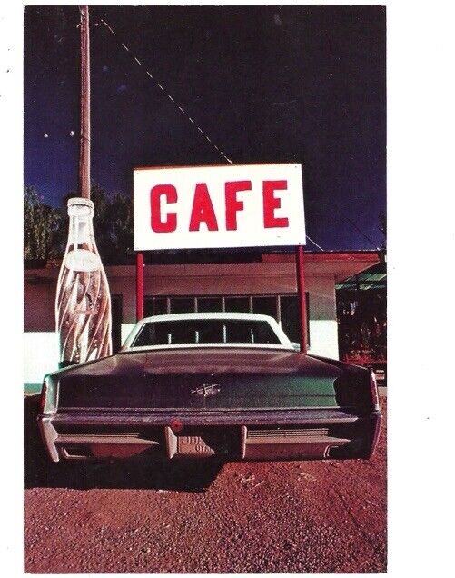 c1981 “Utah” By Brownie Harris Cafe Pepsi Cola Old Classic Car Photo Postcard