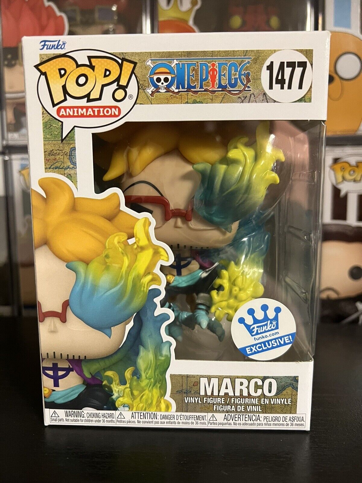 Funko Pop One Piece Marco #1477 w/Protector - Funko Exclusive - In Hand