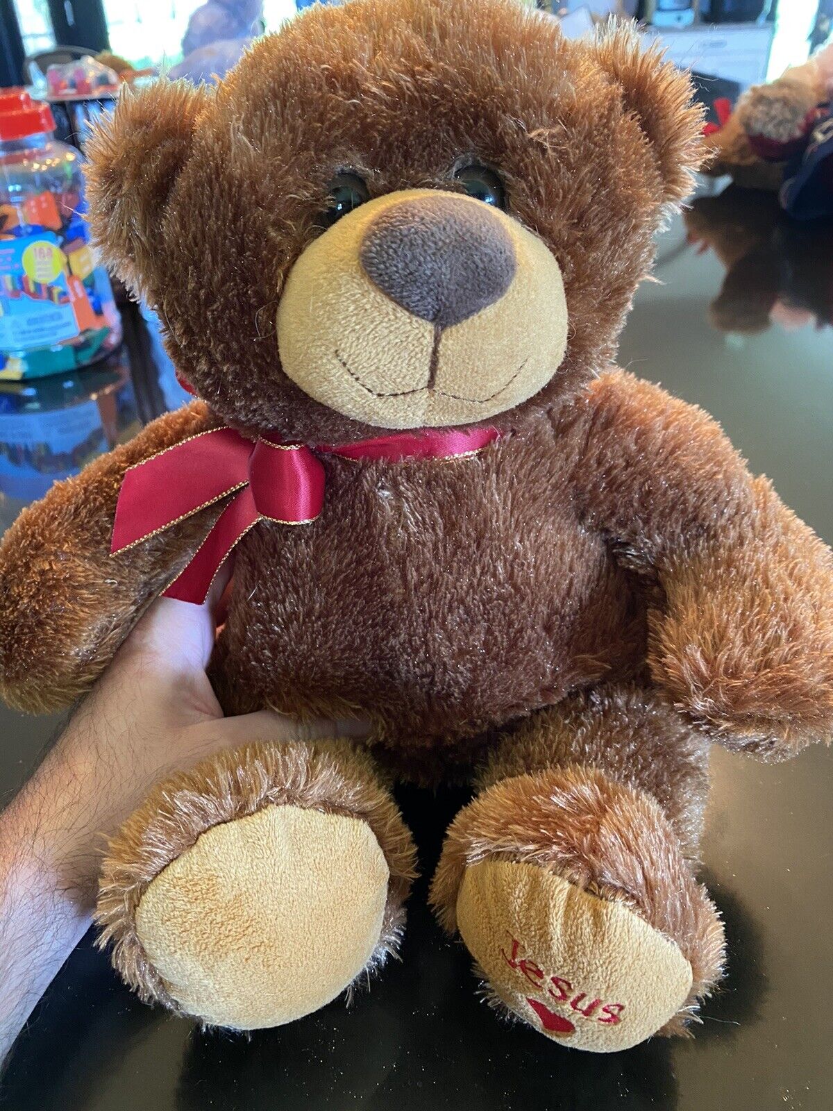 Family Christian Teddy Bear Plush 11” (Jesus Loves You) Stuffed Animal