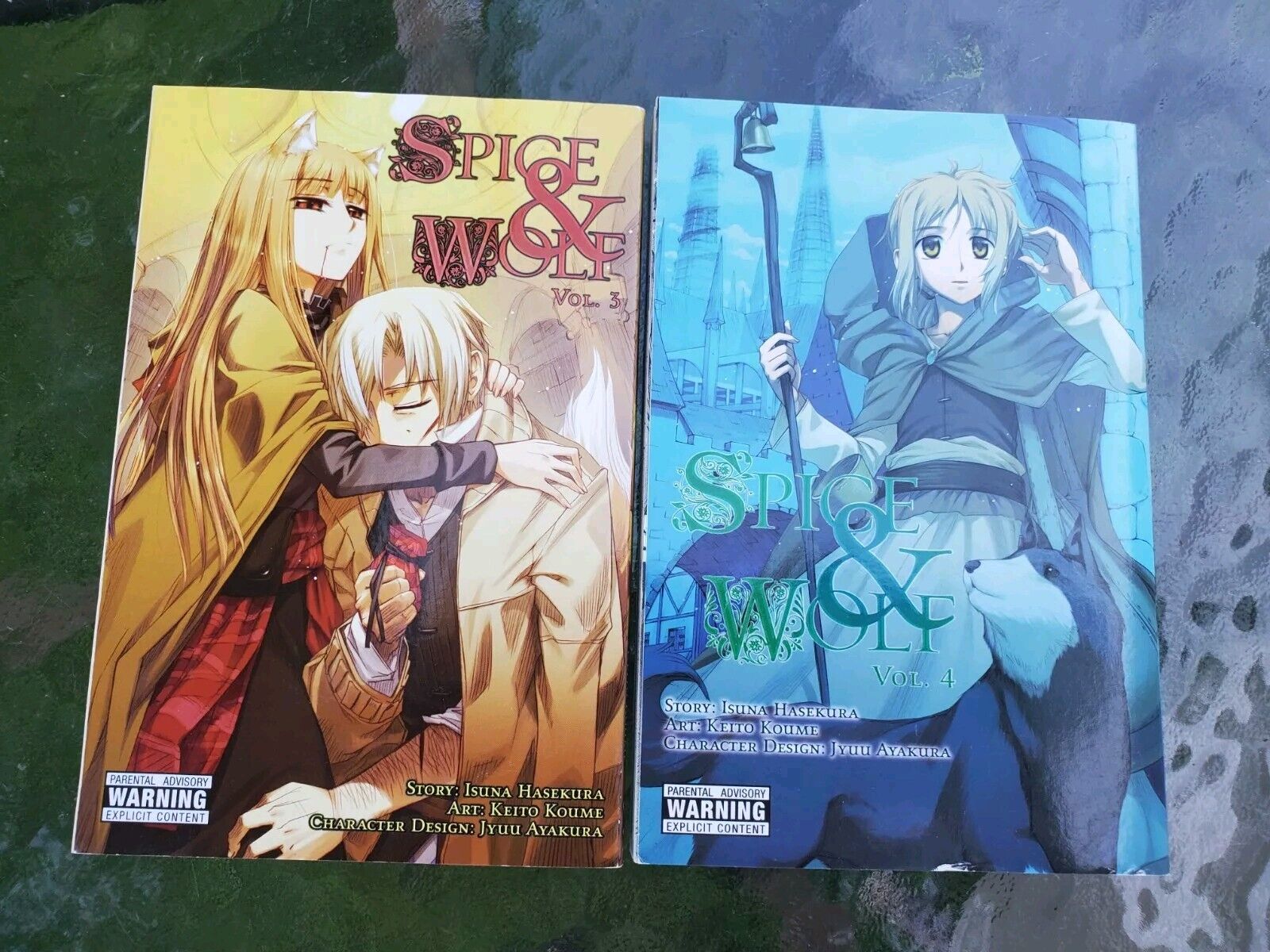 Spice and Wolf Set Vol. 3 & 4 Manga Yen Press Isuna Hasekura  Keito Koume