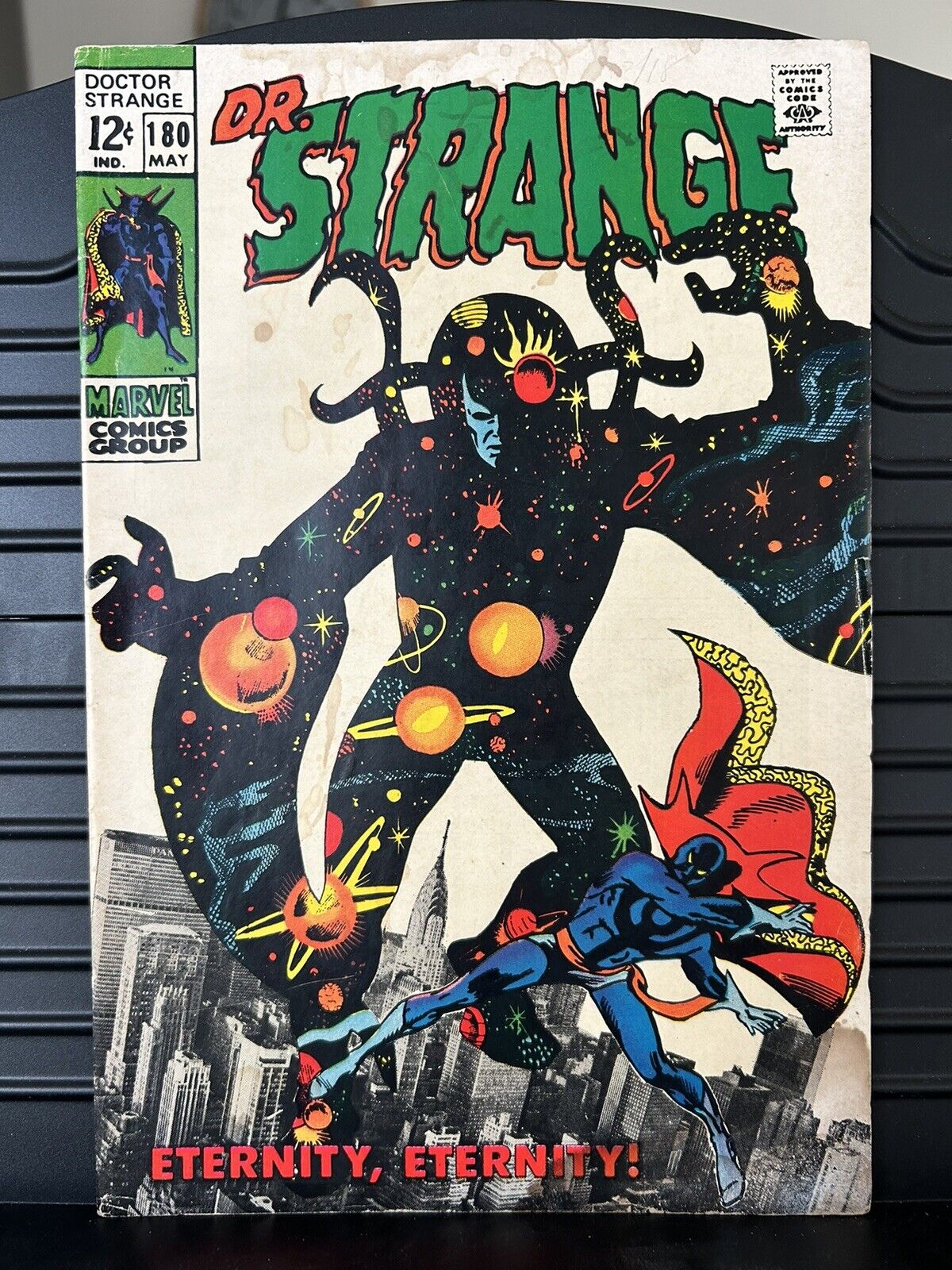 DR.STRANGE #180 MARVEL COMICS 1969 CLASSIC ETERNITY COVER k