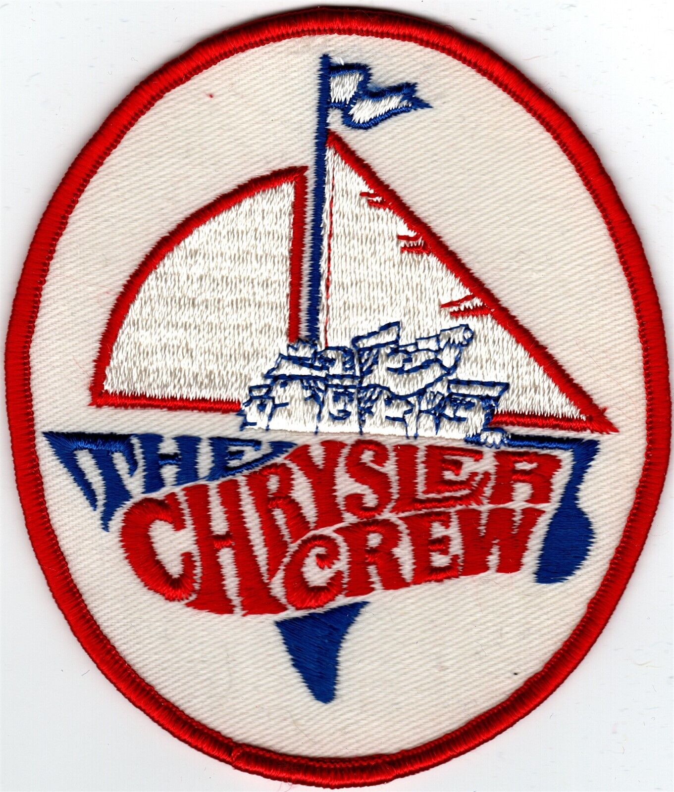 Chrysler The Chrysler Crew Red&Blue Embroidered *Vintage* #725