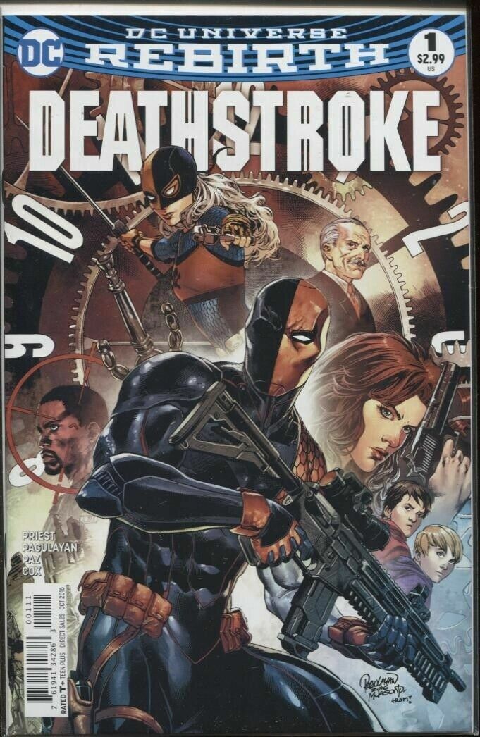 DEATHSTROKE REBIRTH #1 COVER A 2016 DC COMICS 50 cents combined shipping
