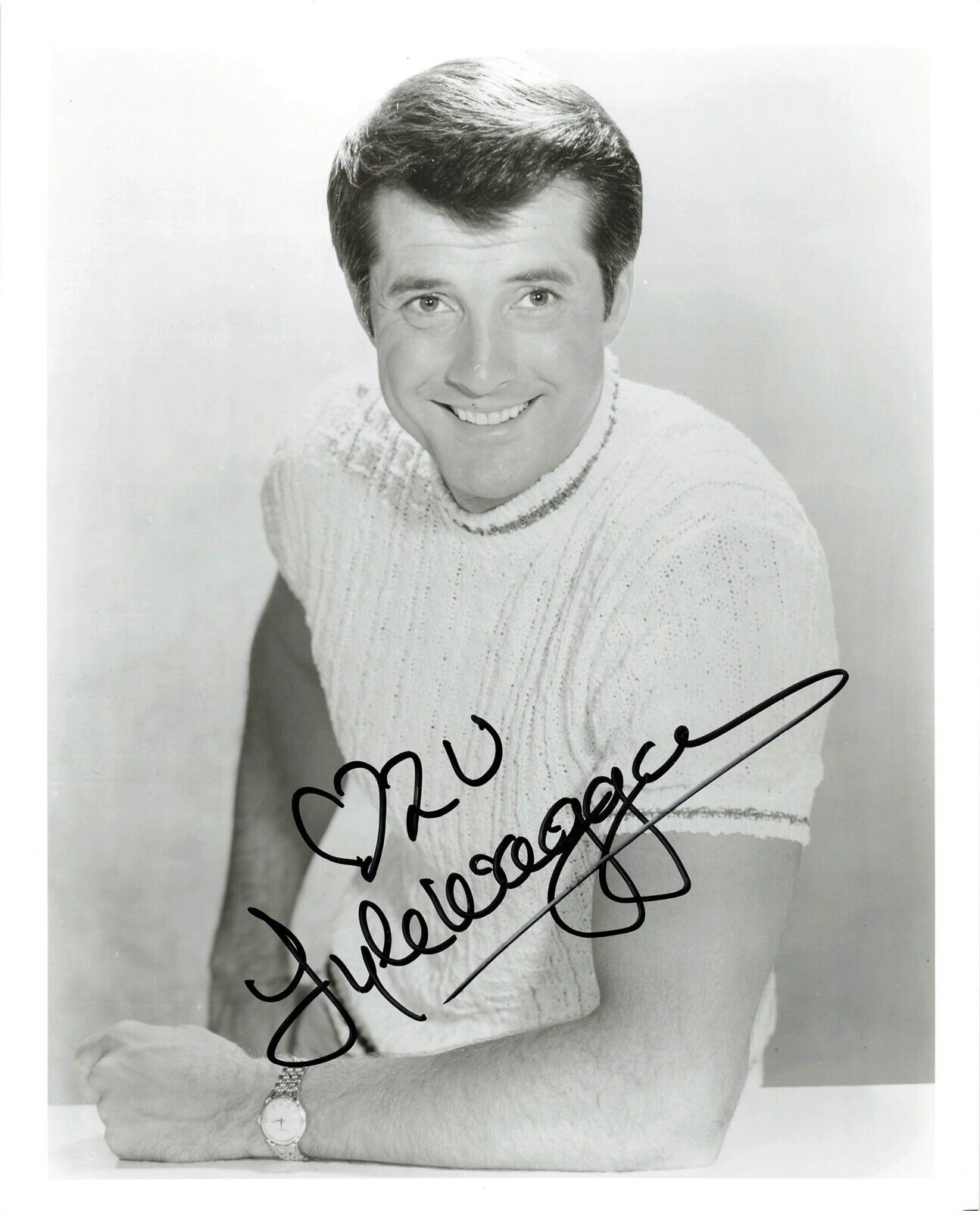 Lyle Waggoner Actor Signed Autograph 8 x 10 Photo PSA DNA