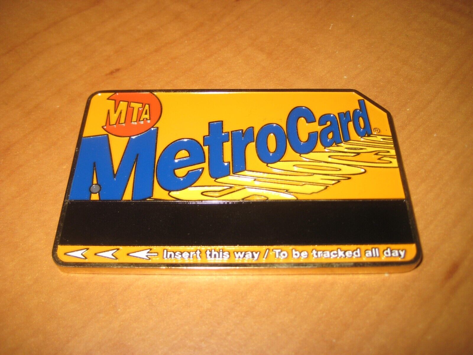 Rare NYPD Detective Bureau MTA Metro Card Challenge Coin