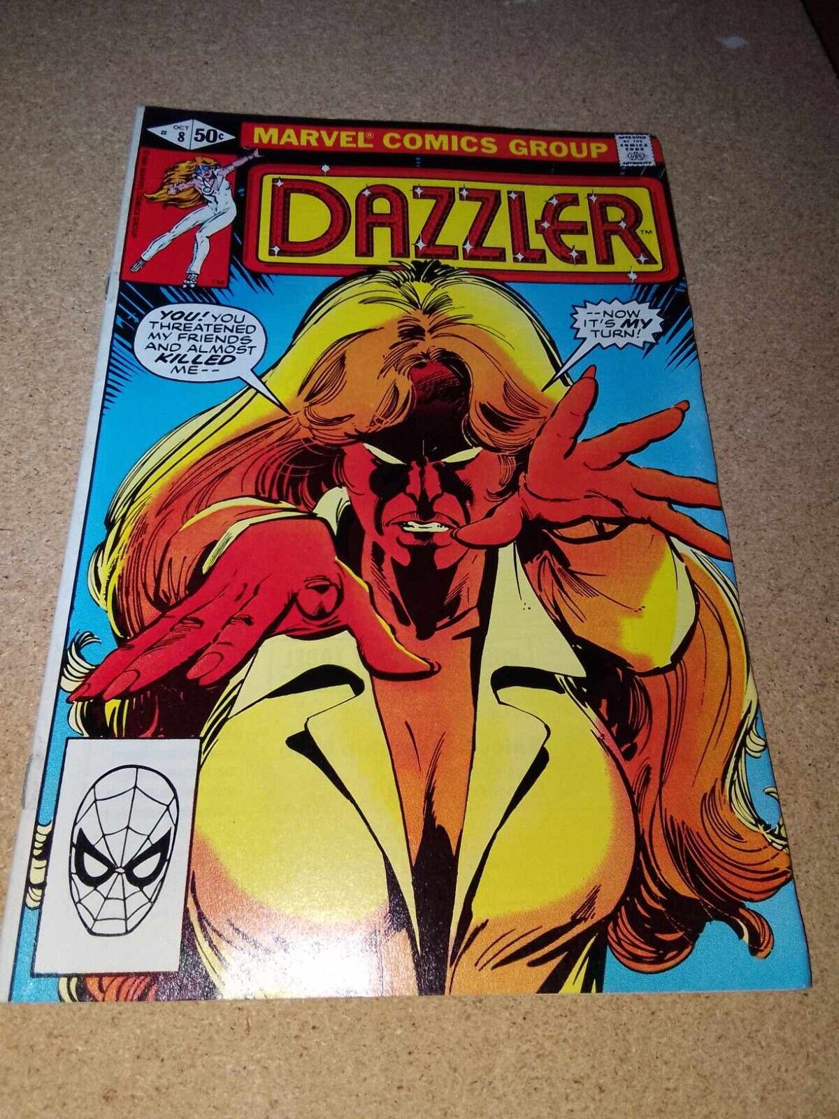 Dazzler #8 ~ 1981 Marvel Comic ~ Alison Blaire, Techmaster, The Enforcers, Ox