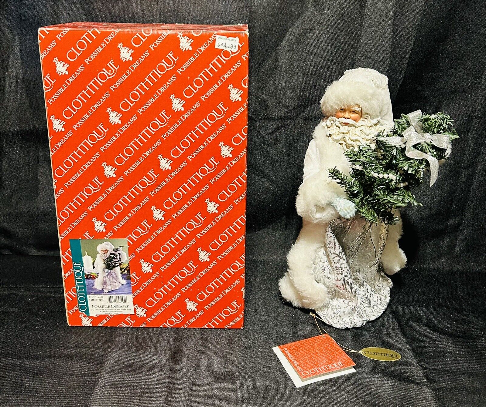 2006 Possible Dreams Father Frost Santa Figure by Clothtique Department 56 w/Box