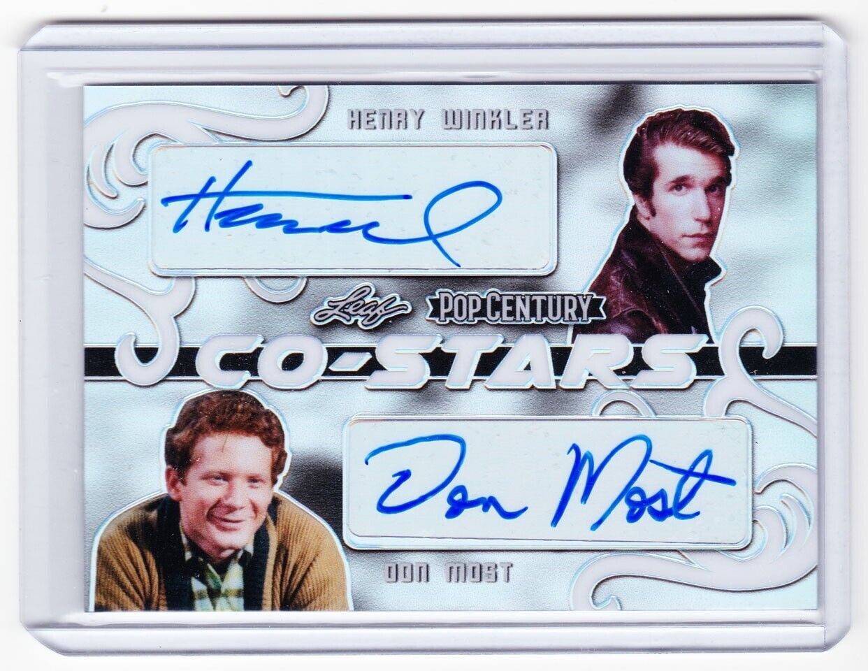 Henry Winkler & Don Most 2020 Pop Century Autograph Card # /26  Happy Days Auto