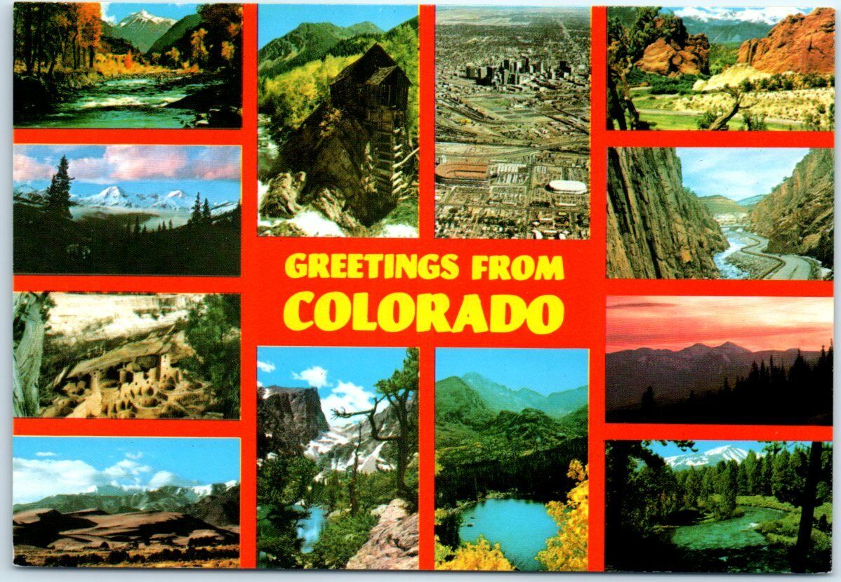 Postcard - Greetings From Colorado