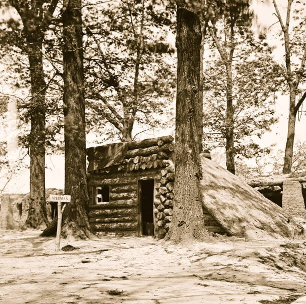 Petersburg Virginia Bomb-Proof At Fort Stedman 1865 Old Photo Print
