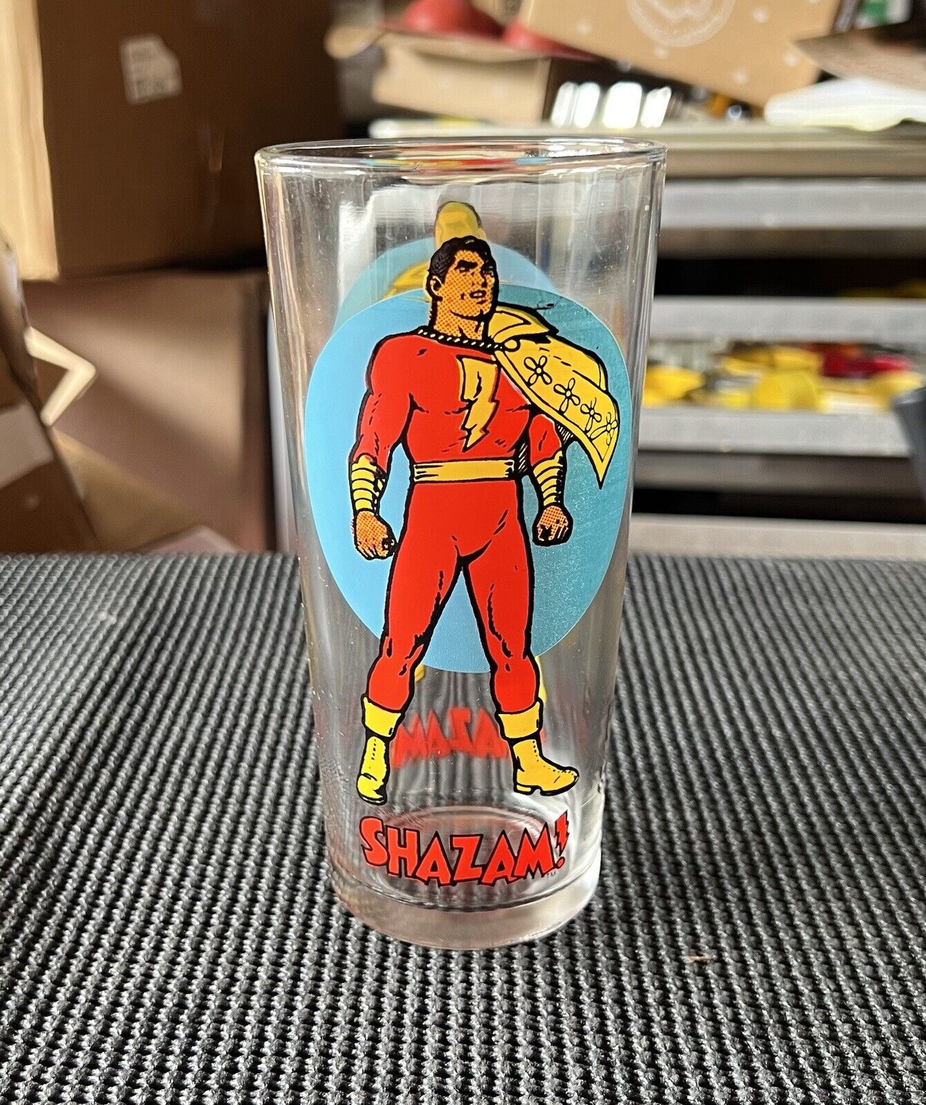 1976 VINTAGE Shazam Burger King Promotional Moon Glass Great Condition