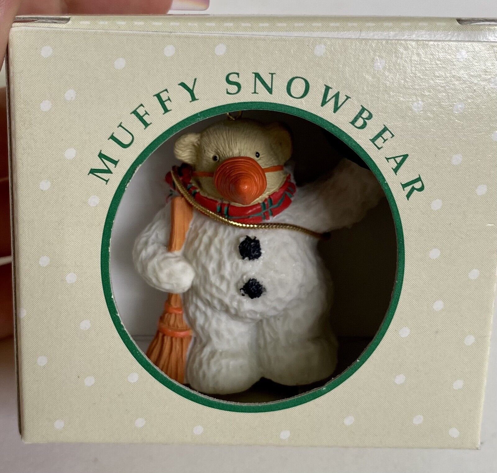 “Muffy SnowBear” Muffy VanderBear Vintage Christmas Ornament • New in Box