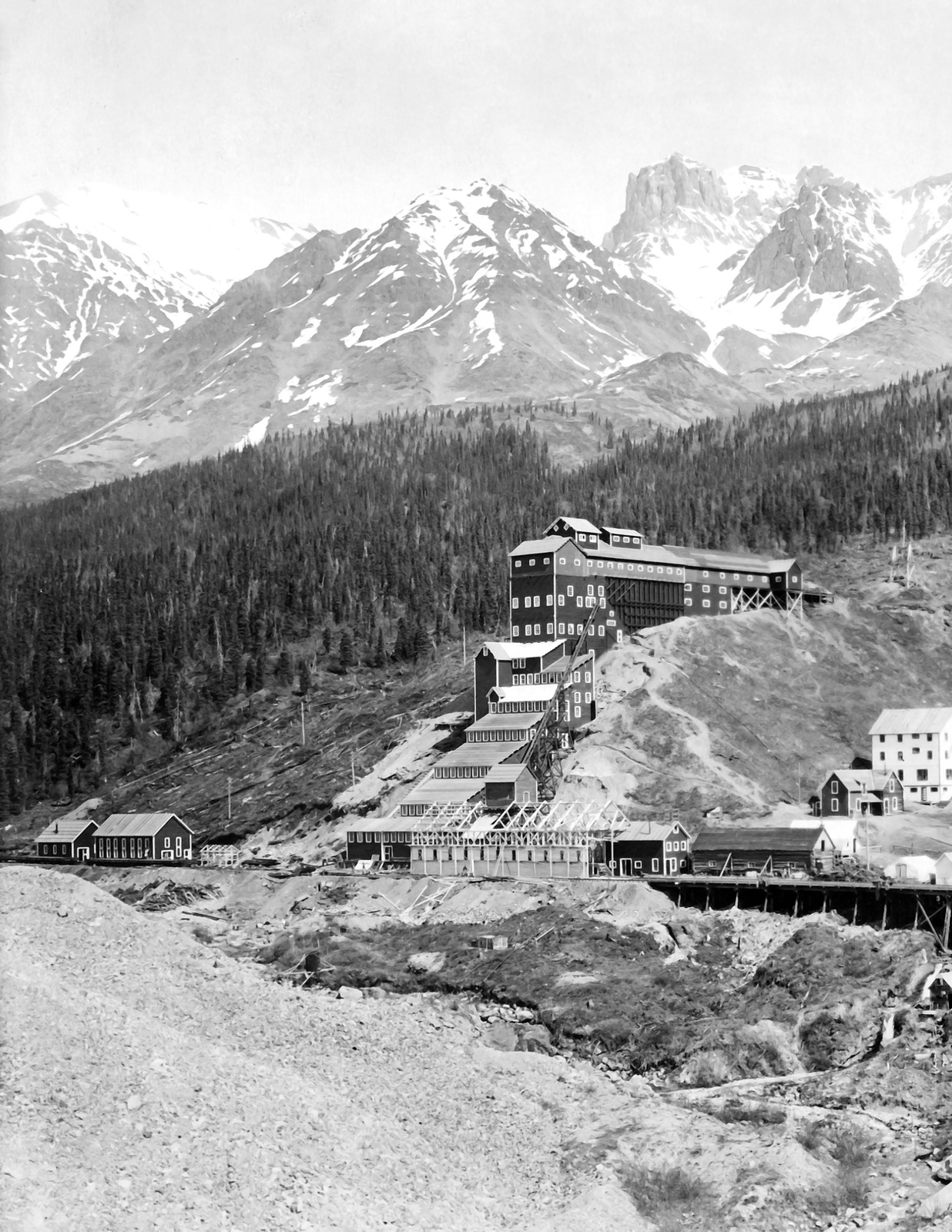 1900-1920 Bonanza Copper Mine, Alaska Vintage/ Old Photo 8.5\